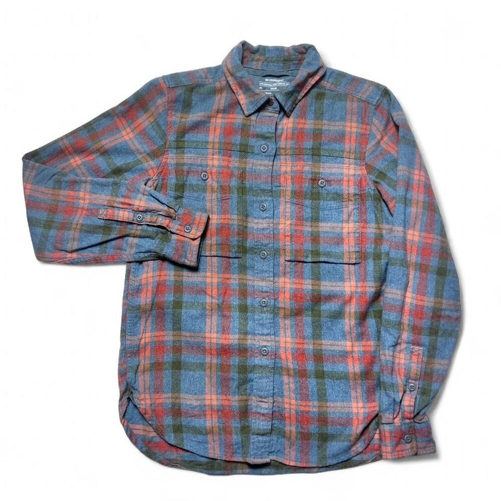 REI Co-op Cotton Flannel Outdoor Button Shirt Womens XS